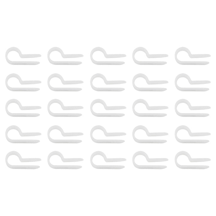 1/4" I.D. Natural Nylon Cable Clamps (25-Pack)