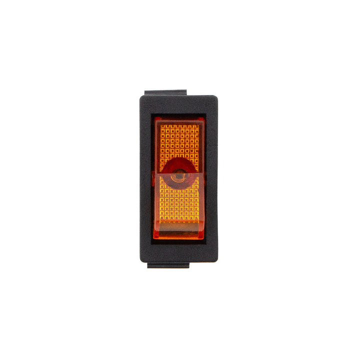 Amber Illum Rocker 20 Amp 12V S.P.S.T. On/Off 1 Pc.