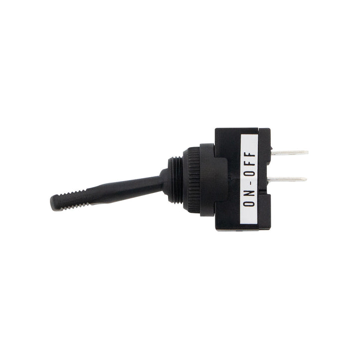 Black Non - Illum Toggle 20 Amp 12V S.P.S.T. Momentary On/Off 1 Pc.