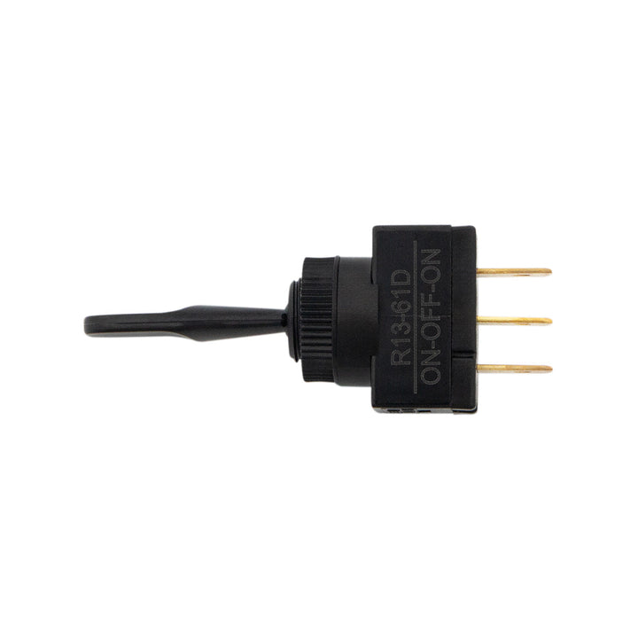 Black Non - Illum Toggle 20 Amp 12V S.P.D.T. On/Off/On 1 Pc.