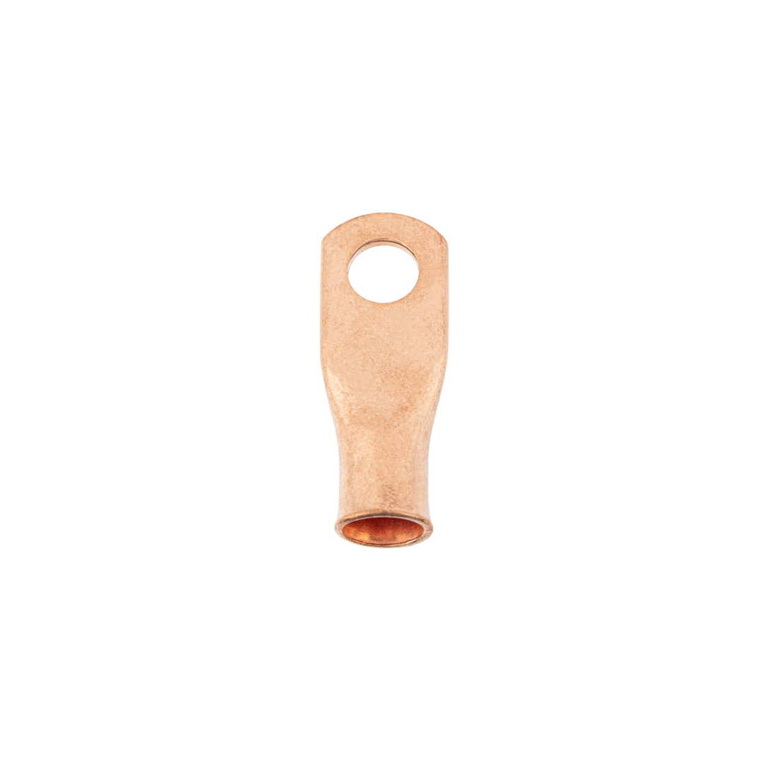 1/0 3/8" HD Seamless Tubular Copper Lug-Flared End 2 Pcs