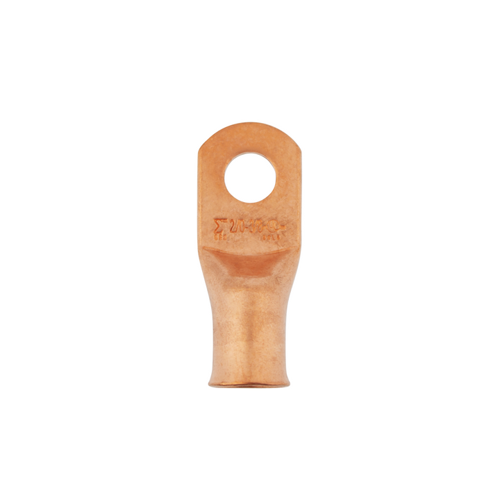 2/0 3/8" HD Seamless Tubular Copper Lug-Flared End 2 Pcs