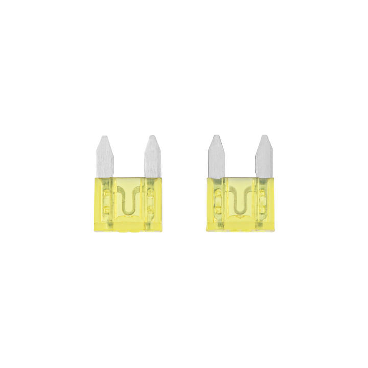 20 Amp Yellow Mini Fuse (2-Pack)