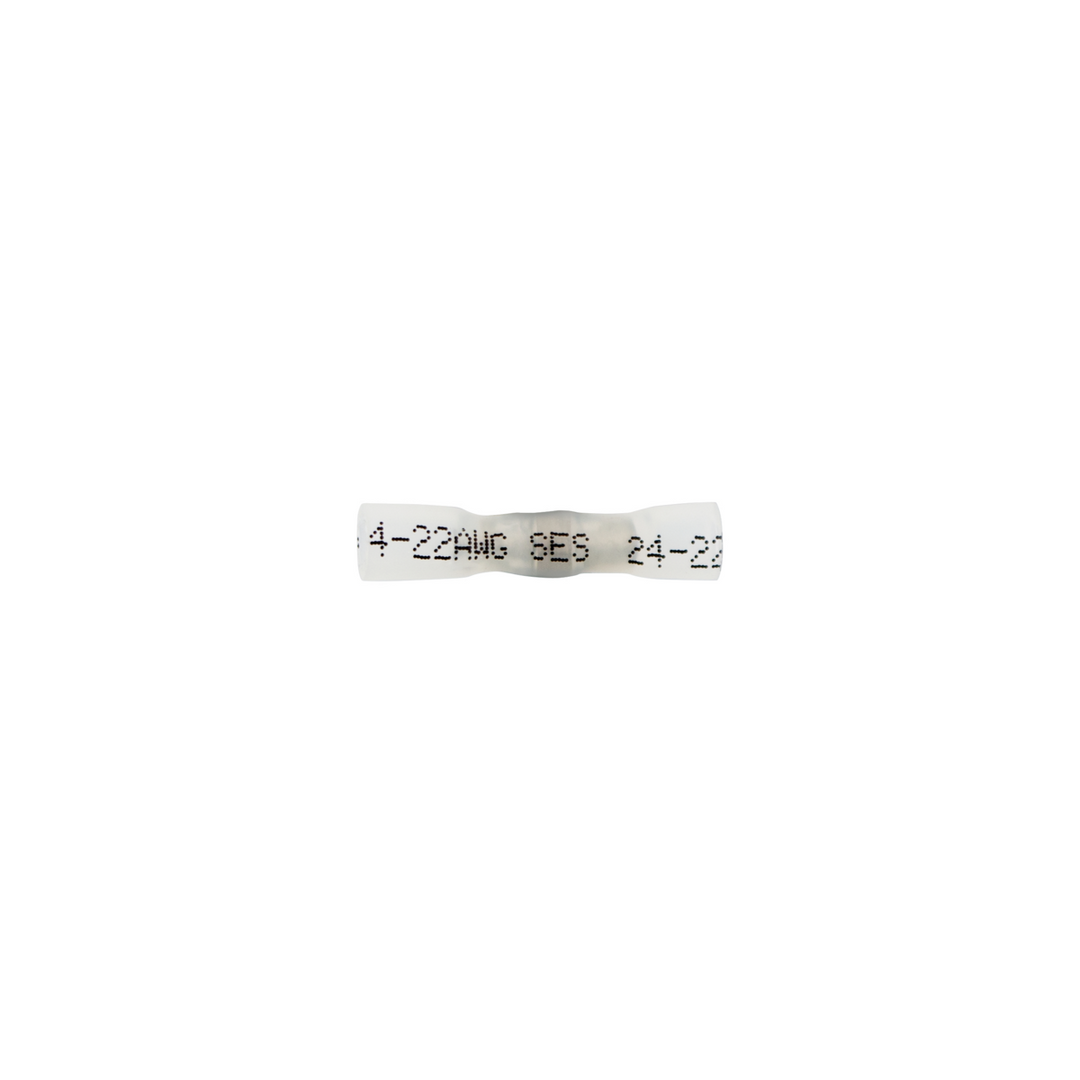 24-22 Clear CSS Butt Connector (3-Pack)
