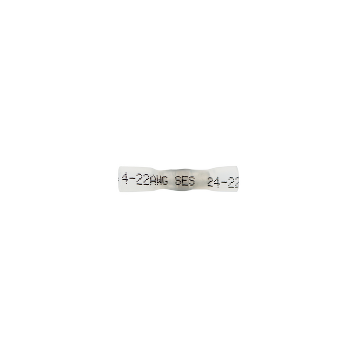 24-22 Clear CSS Butt Connector (3-Pack)