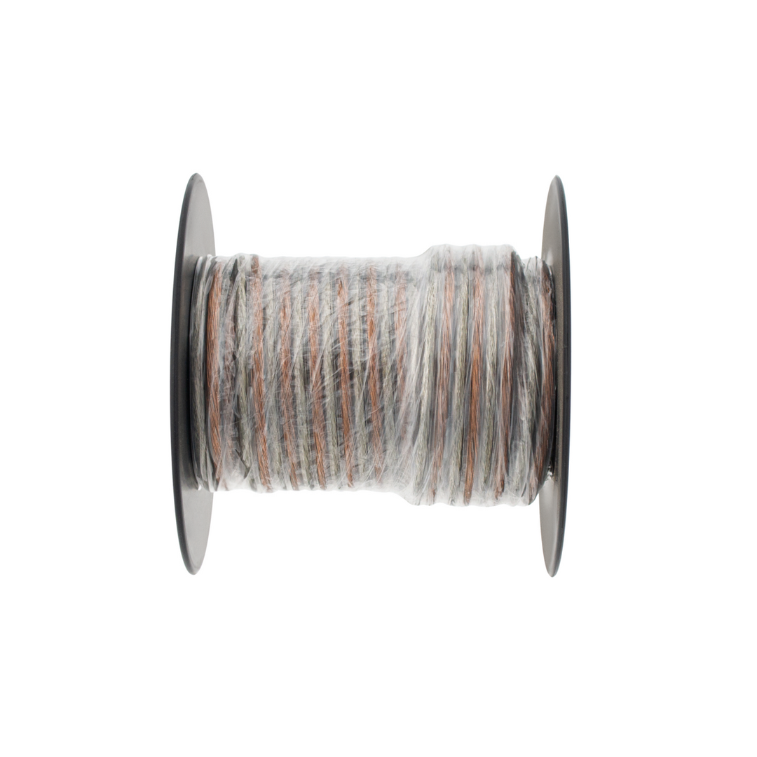 14 AWG 2-Way Clear Speaker Wire Bonded 25 Ft