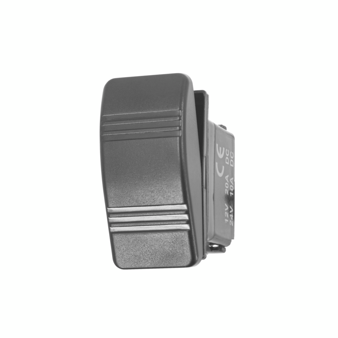 Black SPST On/Off Rocker Switch (Carling Style) 1 Pc