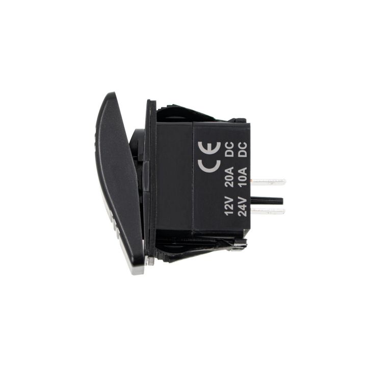 Black SPST On/Off Rocker Switch (Carling Style) 1 Pc