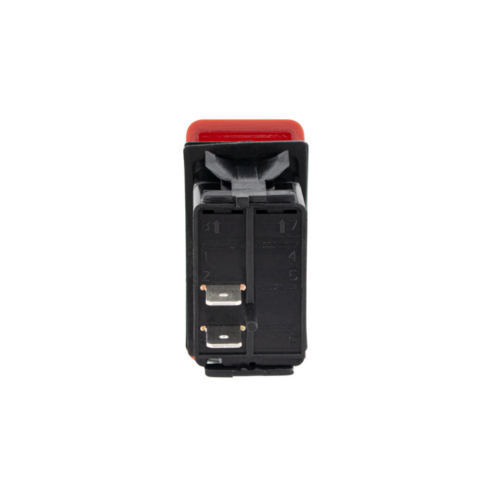 Red SPST On/Off Rocker Switch (Carling Style) 1 Pc