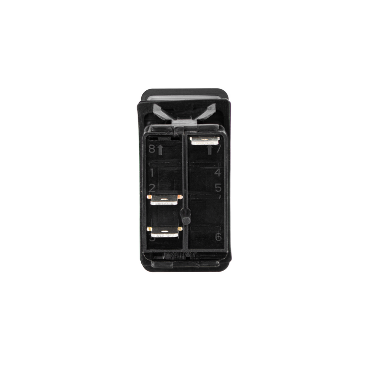 Green LED SPST On/Off Rocker Switch (Carling Style) 1 Pc