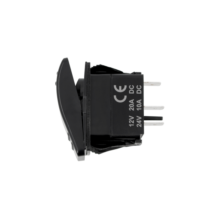 Amber LED SPST On/Off Rocker Switch (Carling Style) 1 Pc