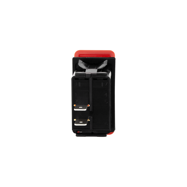 Red SPST Mom. Off/On Rocker Switch (Carling Style) 1 Pc