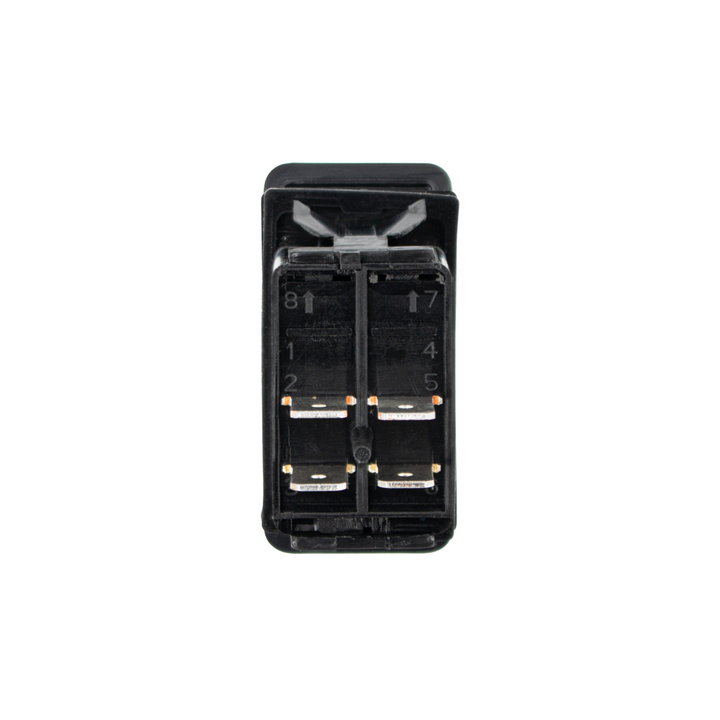 Black DPST Off/On Rocker Switch (Carling Style) 1 Pc