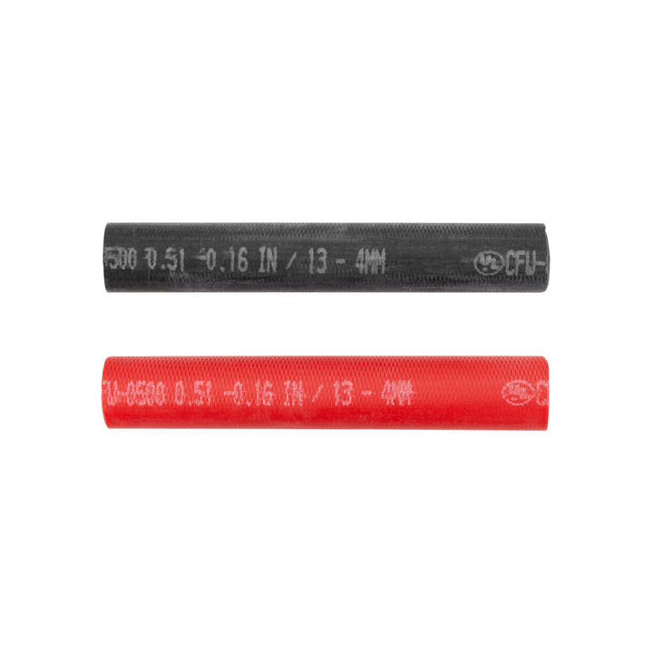 3/4" Red/Black 3:1 Heavy-Wall Adhesive Lined Heat Shrink Tubing (2) 4"Pc