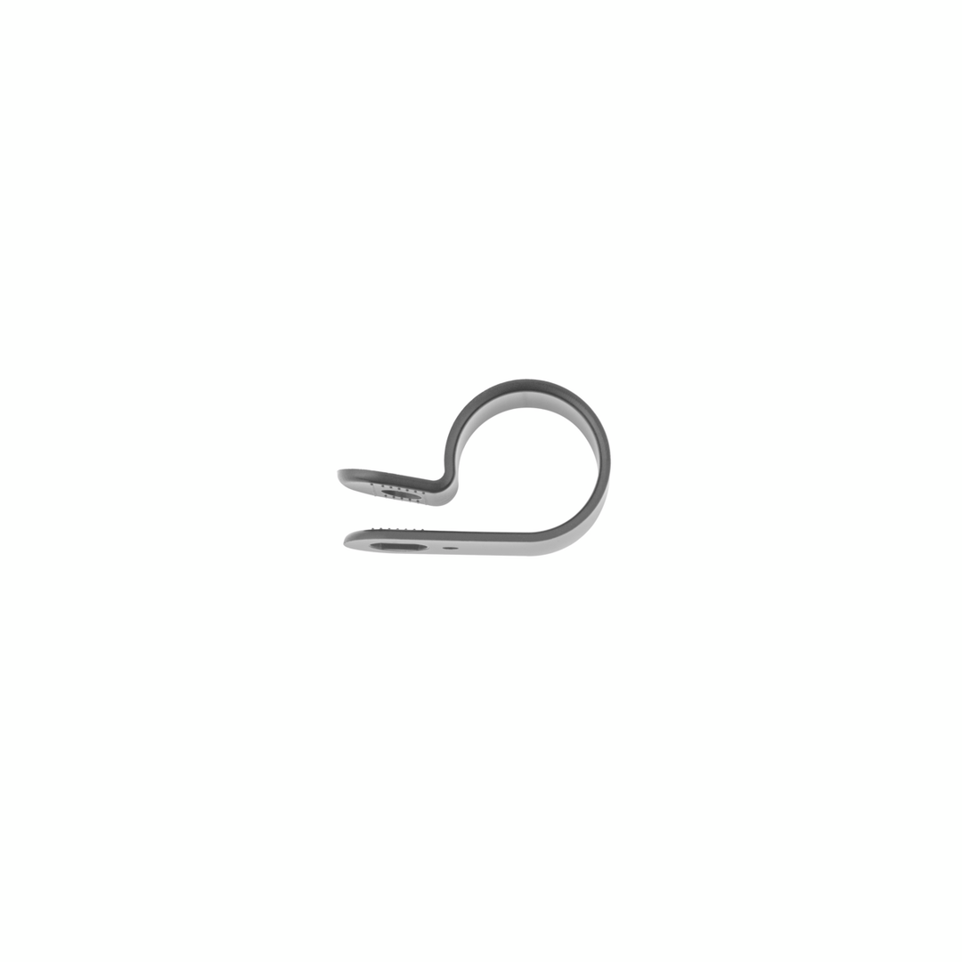 5/8" Black Nylon Cable Clamp (10-Pack)
