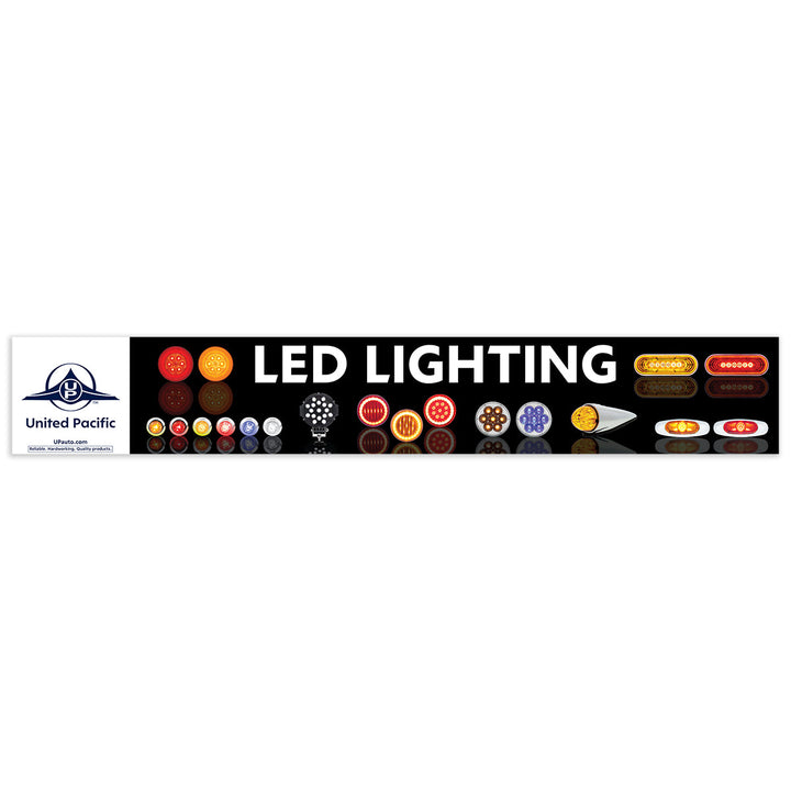 46" x 7" LED Header Sign