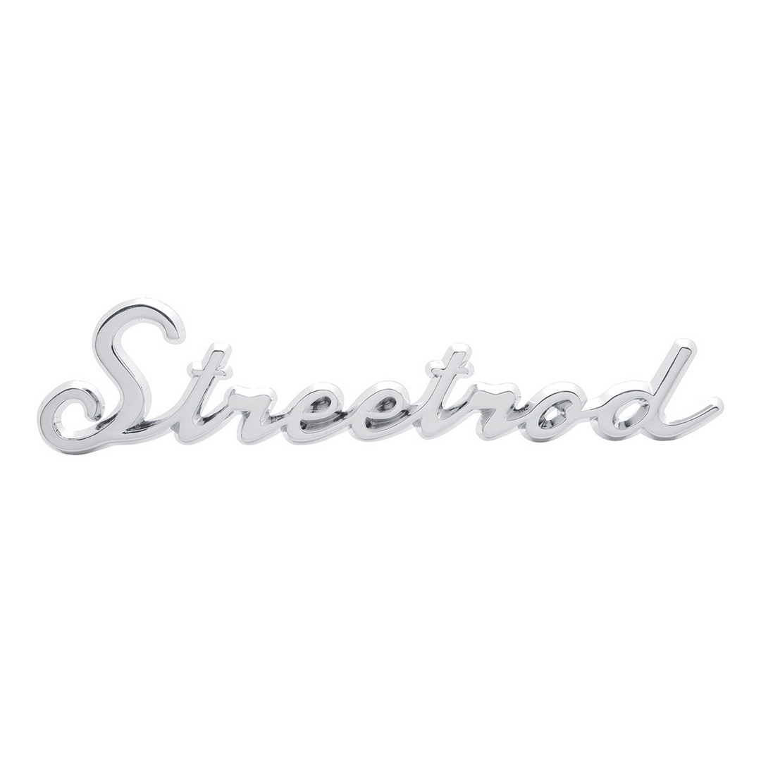 Chrome "Streetrod" Script Emblem With Stud
