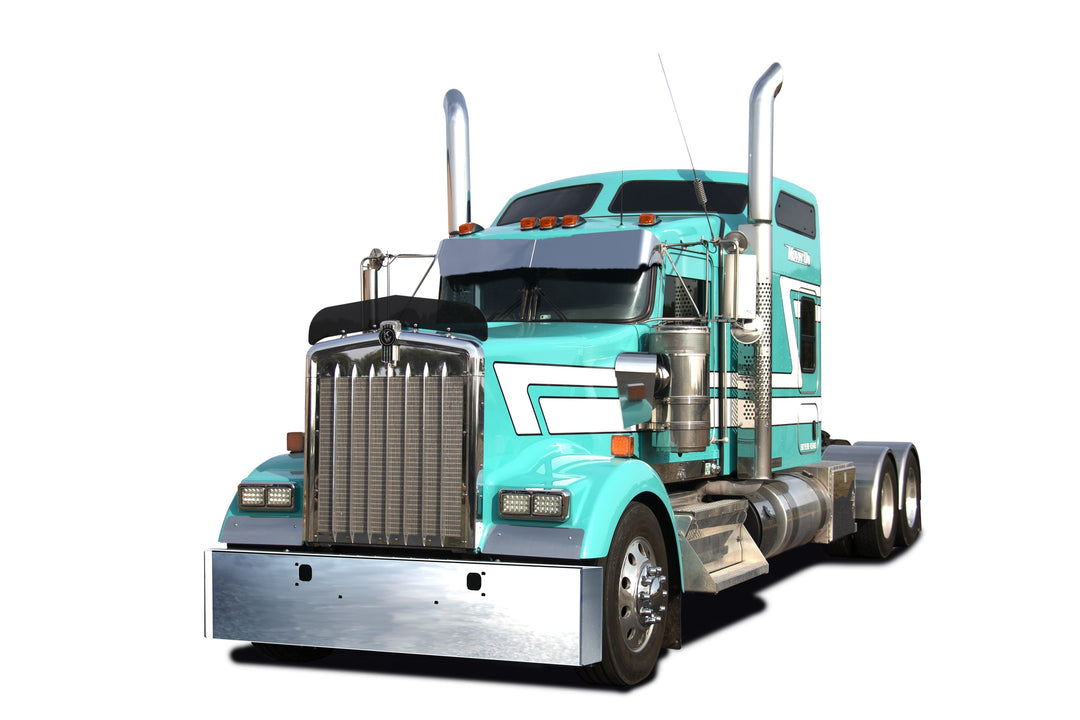 Chrome Bumper w/ Tow Hole - Kenworth W900L, And W900B (2010 And Earlier)