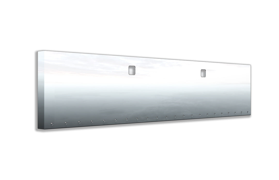 Classic Bumper - Blind Mount w/ Tow Hole w/ 22 Light Holes - Peterbilt 388, 389, And 567 Set Forward Axle