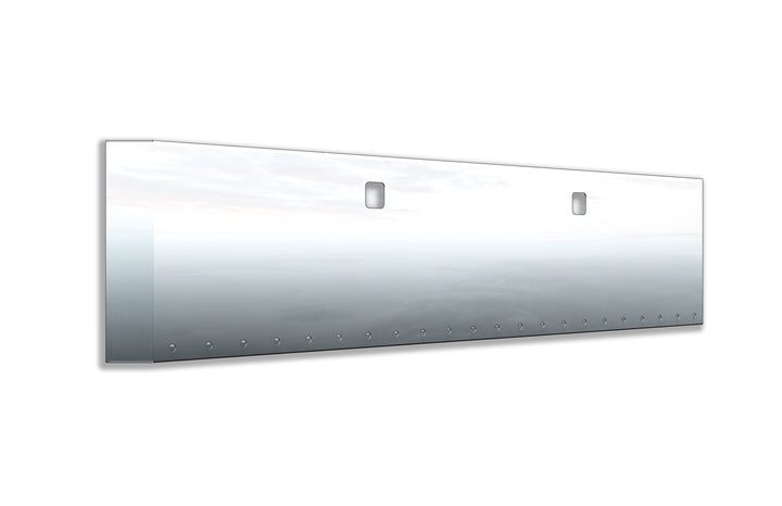 Classic Bumper - Blind Mount w/ Tow Hole w/ 22 Light Holes - Peterbilt 388, 389, And 567 Set Forward Axle