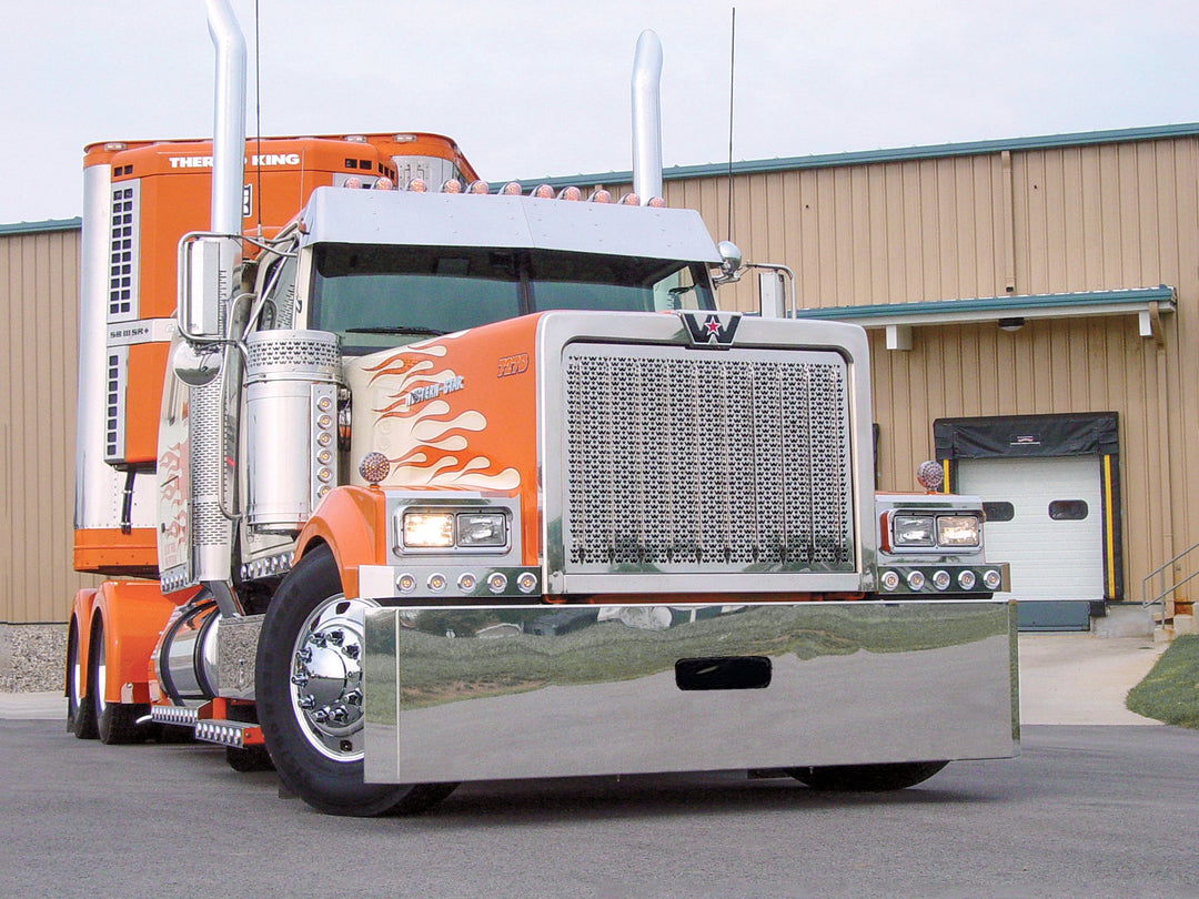 Classic Tapered Bumper - Blind Mount w/ Tow Hole - Western Star 4900 (2008+)