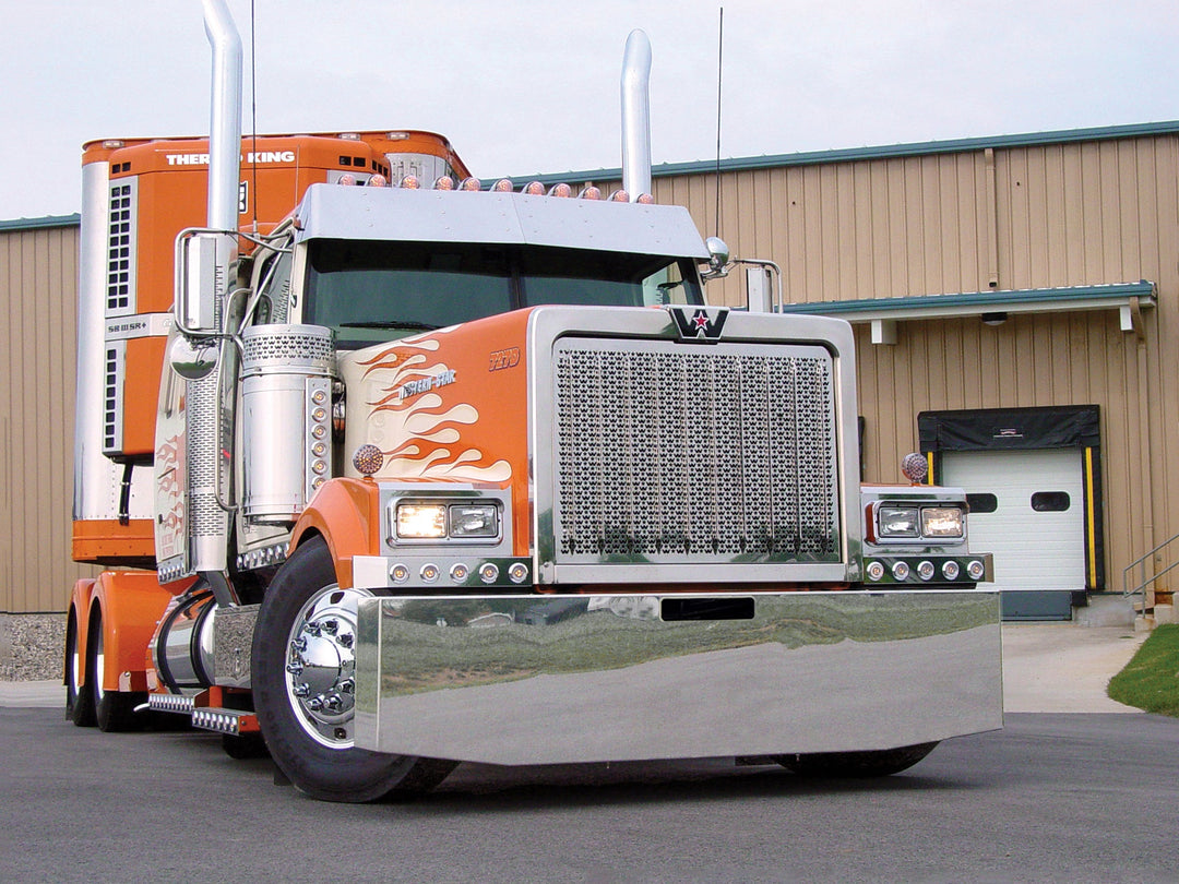 Classic Tapered Bumper - Blind Mount w/ Tow Hole - Western Star 4900 (-2007)
