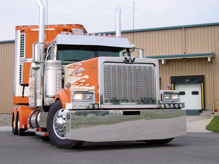 Classic Tapered Bumper - Blind Mount w/ Tow Hole - Western Star 4900 (-2007)