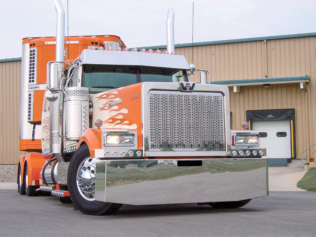 Classic Tapered Bumper - Blind Mount w/ Tow Hole - Western Star 4900 (-2007)