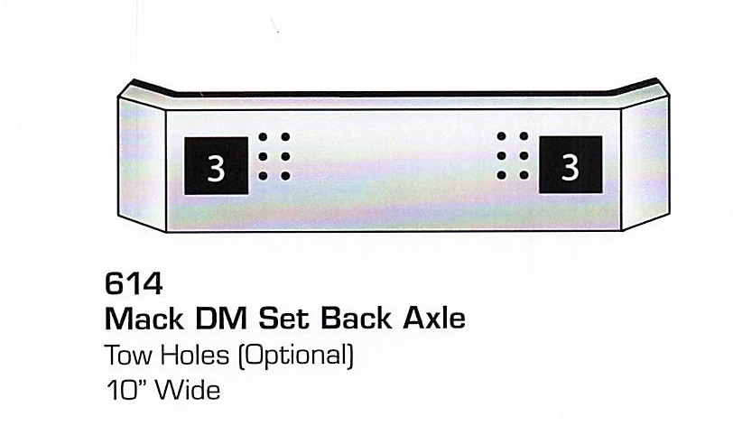 Mack DM Set Back Axle Bumper (Tow Holes)