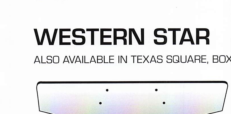 Western Star Conventional Bumper (Light Holes)