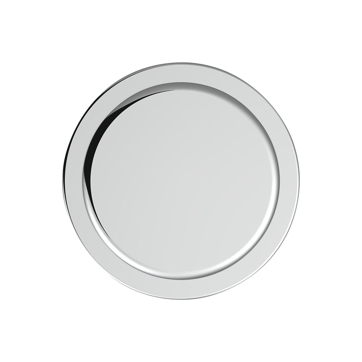 3/4" x 5/8" Chrome Plastic Flat Top Nut Covers - Push-On (10-Pack)