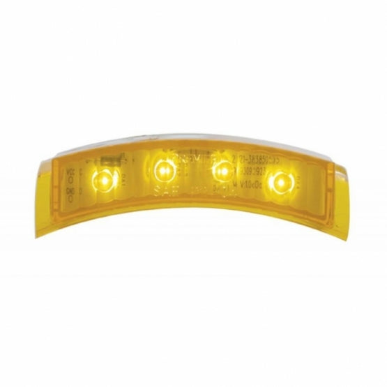 4 LED Headlight Turn Signal Light - Amber LED/Amber Lens (Bulk)