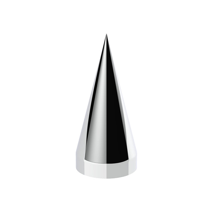 33mm x 4-1/2" Chrome Plastic X Spike Nut Covers - Thread-On (Box Of 10)