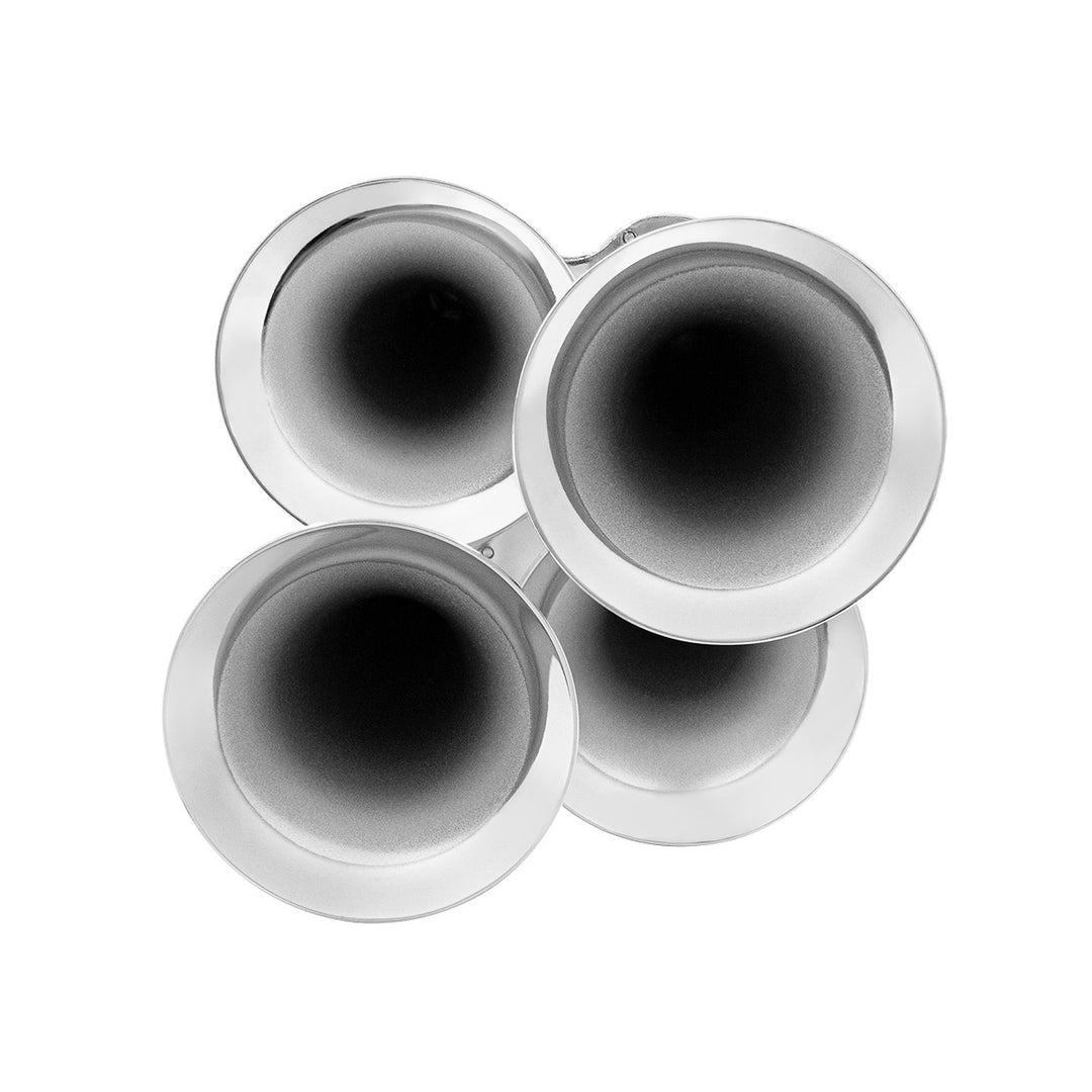 4 Trumpet Mini Train Horn - Chrome