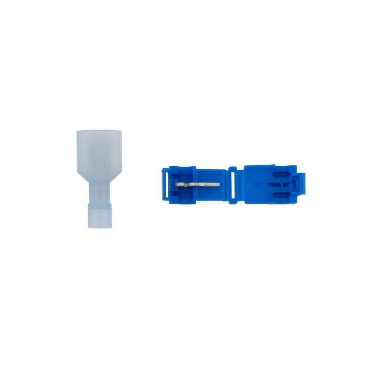 16-14 AWG .250 Tab FI Nylon M Disconnect w/ 16-14 AWG T - Tap Slice, 4/4 Pcs.