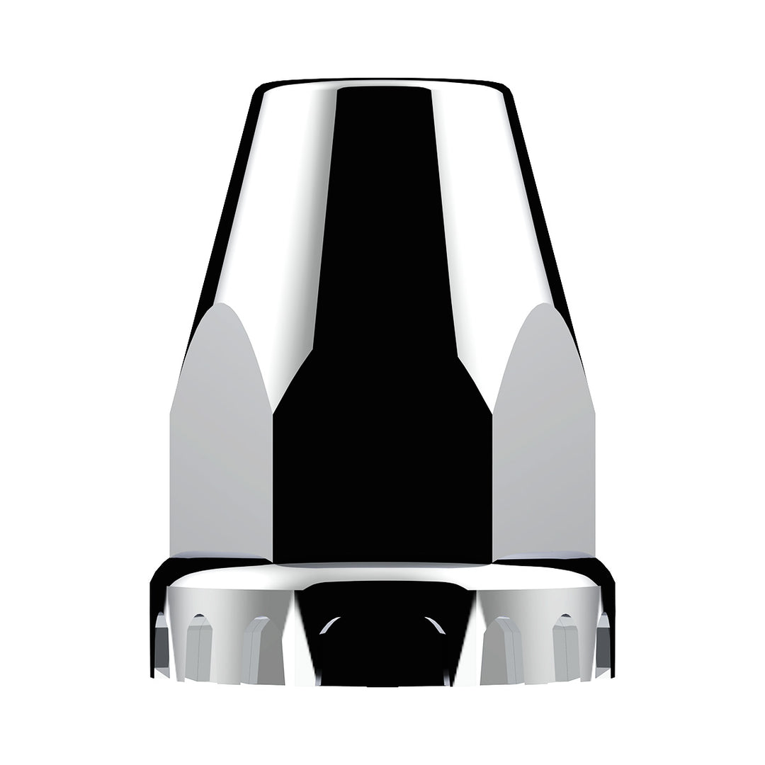 33mm x 2-3/4" Chrome Plastic Original Nut Covers - Push-On