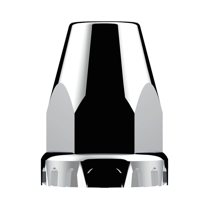 33mm x 2-3/4" Chrome Plastic Original Nut Covers - Push-On