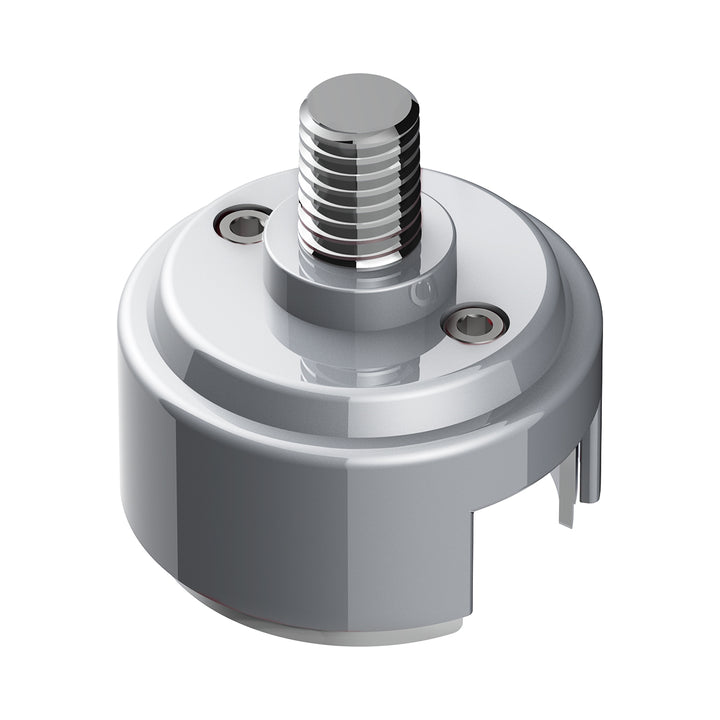 1/2" - 13 Thread-On Shift Knob Mounting Adapter For Eaton Fuller Style 13/15/18 Shifter - Liquid Silver (Bulk)