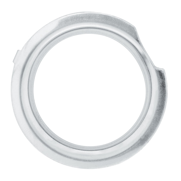 Dome Front Axle Cover With 33mm Standard Style Push-On Nut Covers - Chrome