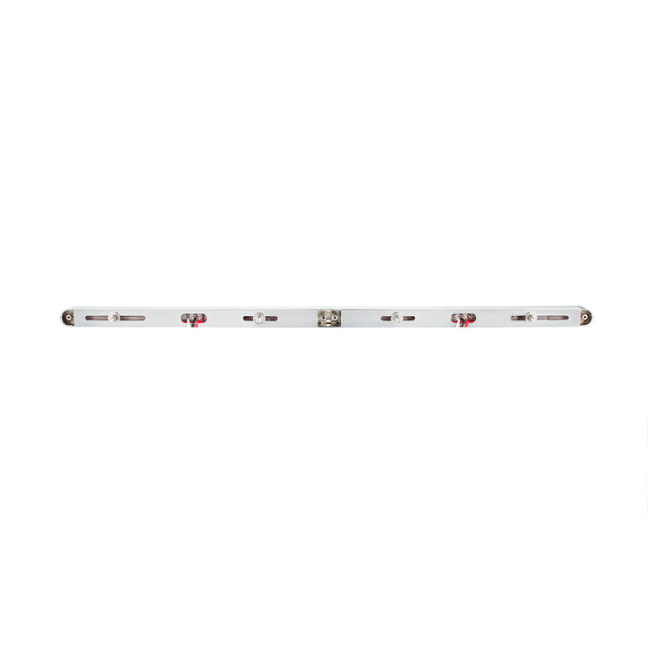 Dual 24 LED Dual Function 12" GloLight Bar With Bezel - Red LED/Red Lens