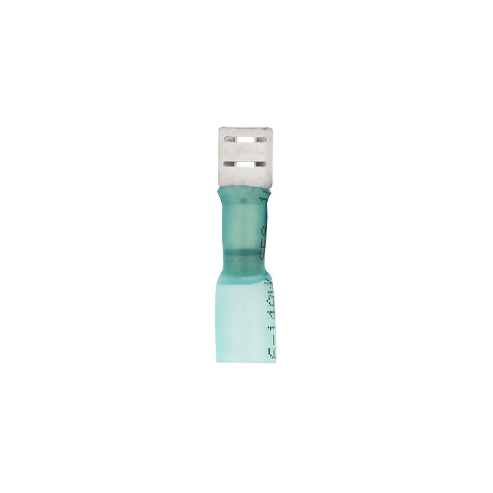 16-14 AWG .250 Tab CSS Heat Shrink FM Disconnect - Blue (10-Pack)