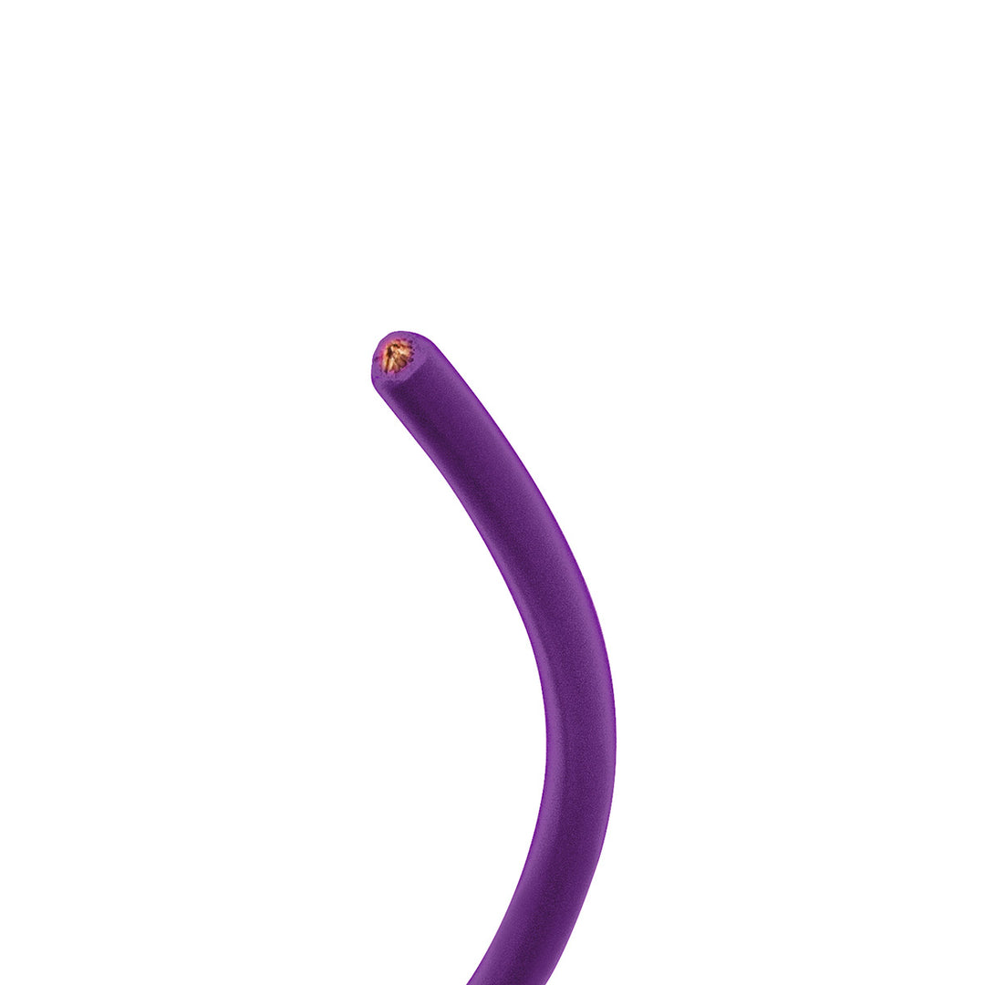 Primary Wire - Rated 105°C 10 AWG, Purple 8 Ft.