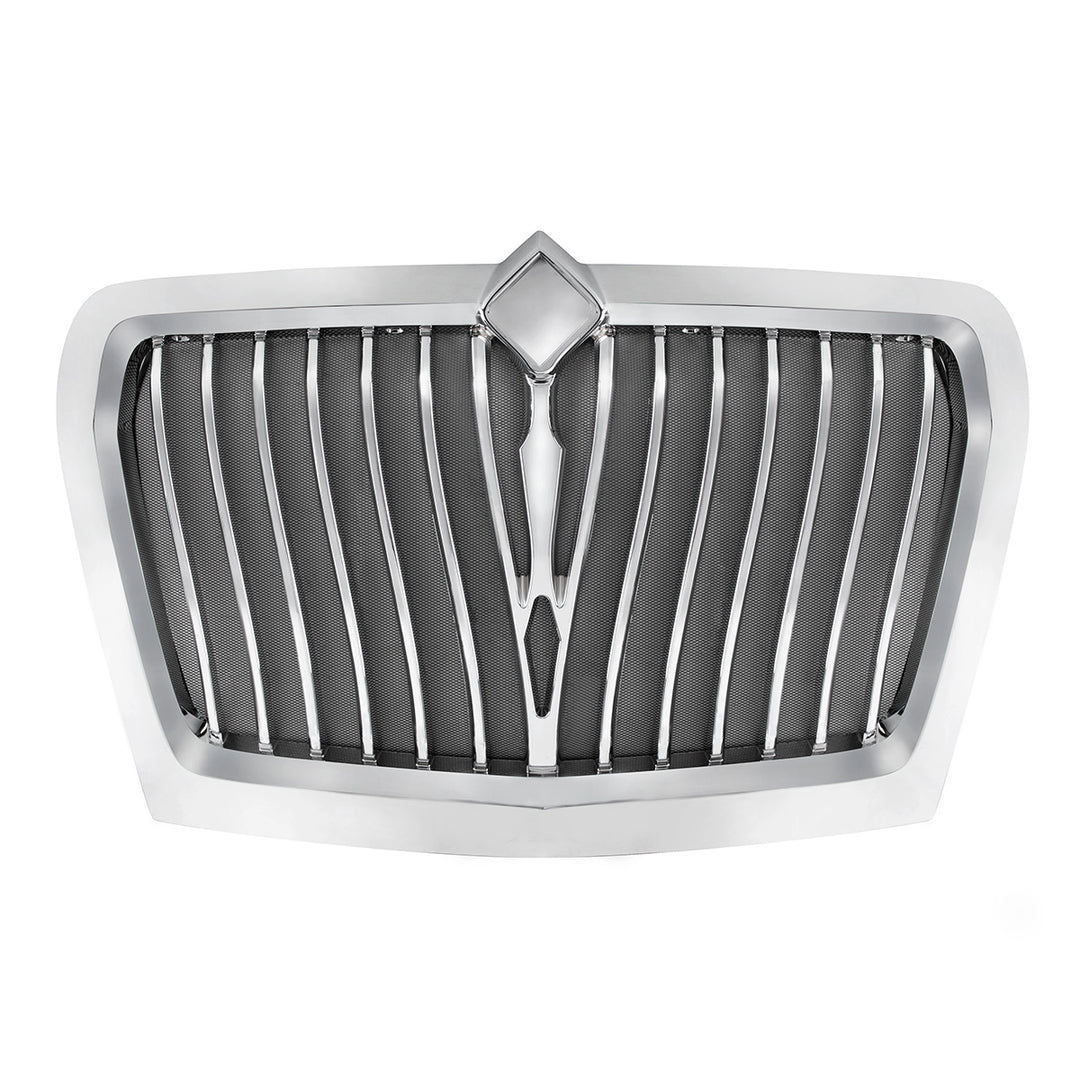 Chrome Curved Style Grille With Bug Screen For 2018-2025 International LT