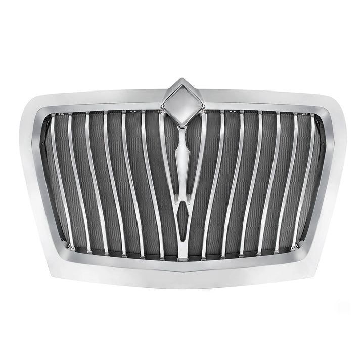 Chrome Curved Style Grille With Bug Screen For 2018-2025 International LT