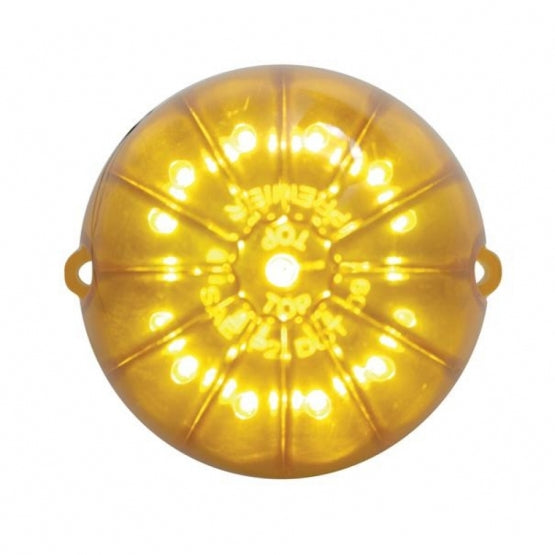 19 LED Bullet Style Grakon 1000 Cab Light - Amber LED/Amber Lens (Bulk)