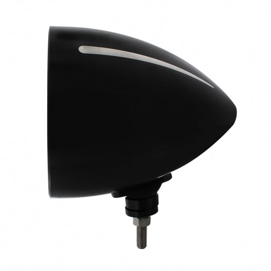 Black "Billet" Style Groove Headlight H6024 Bulb