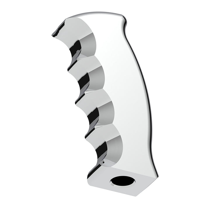 Thread-On Pistol Grip Gearshift Knob - Chrome