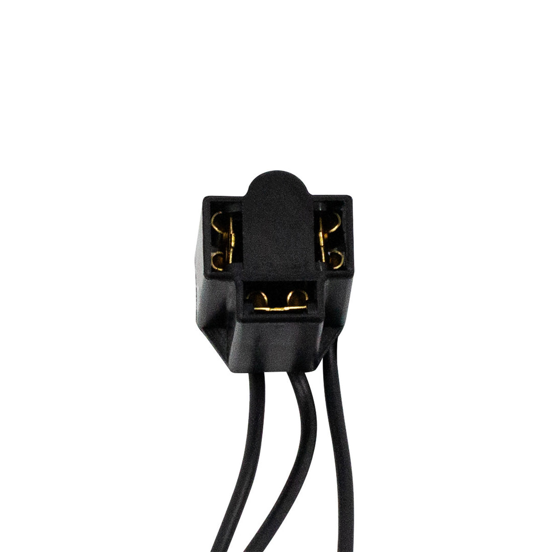 3 - Wire Universal Sealed Beam Connector for Three Terminal Sealed Beam Headlights or Flashers, 1 Pc.