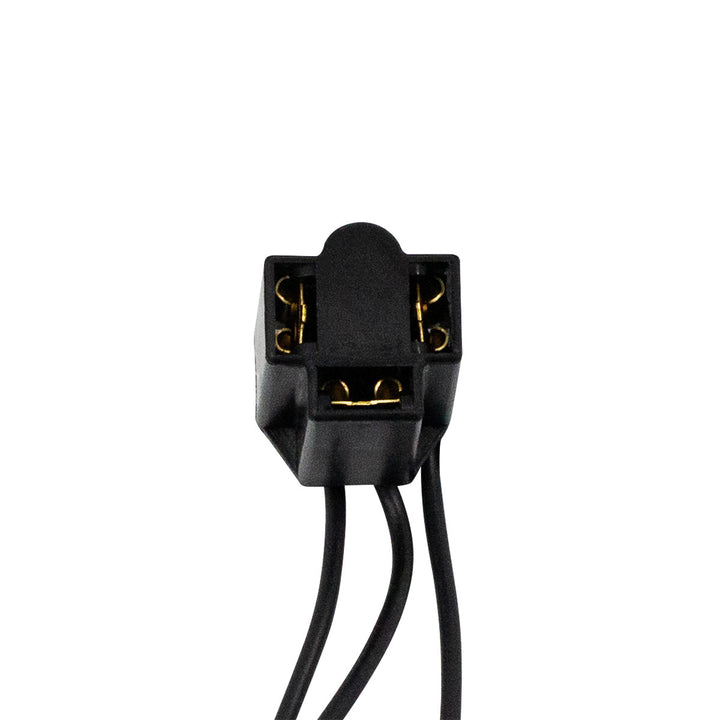3 - Wire Universal Sealed Beam Connector for Three Terminal Sealed Beam Headlights or Flashers, 1 Pc.