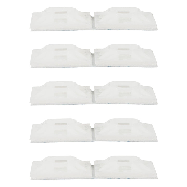 1" Natural Nylon Adhesive Wire Tie Mount 50 Lbs Ties (10-Pack)